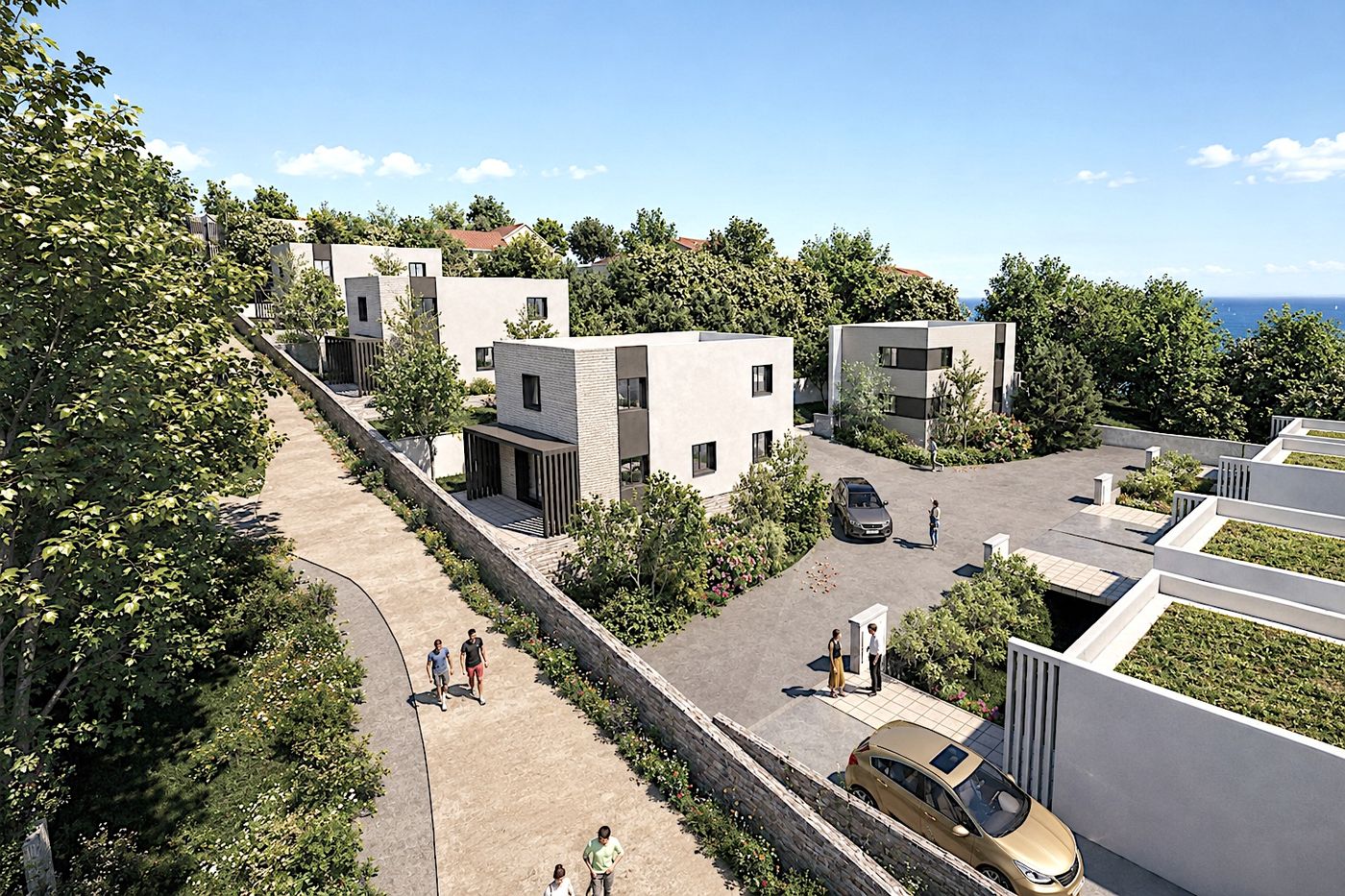 Le Grimpé - maisons individuelles et cœur d'îlot